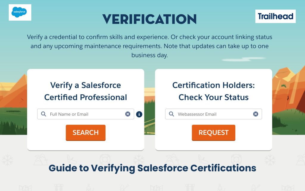 Guide to Verifying Salesforce Certifications