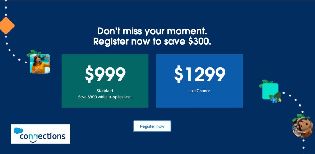 Salesforce connections register now