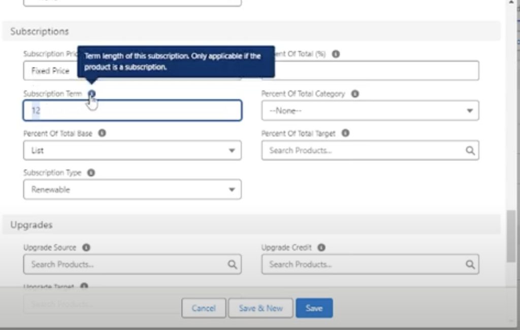 What is the difference between a Subscription Product and a One-Time Product?