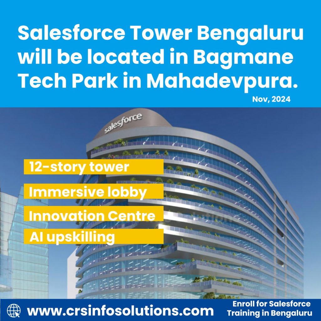 Salesforce Tower in Bengaluru India November 7, 2024