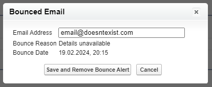 Bounced Email