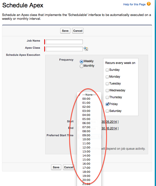 How to Run a Scheduled Job Every 15 Minutes?