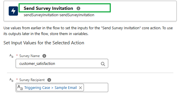 Send Survey Invitation