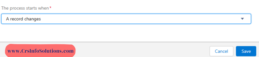 we need to save it after giving the A record changes.