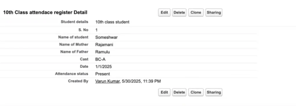 Creating App, Tab, Field in Salesforce -10 Record 1