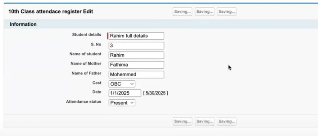 Creating App, Tab, Field in Salesforce -12 Record 3