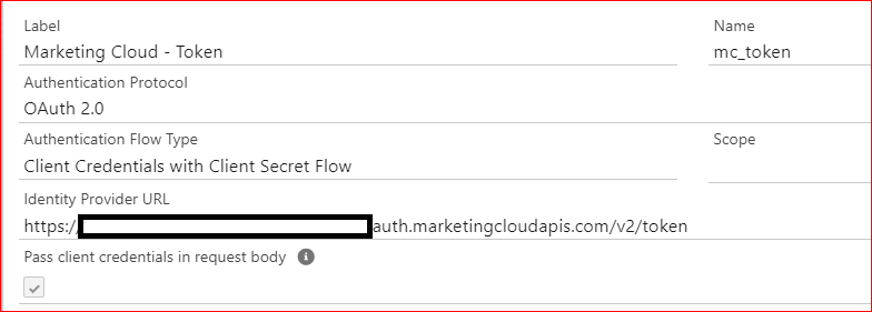 External Credentials