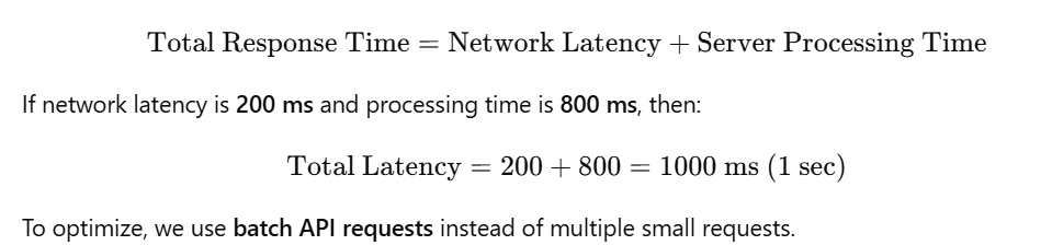 API Latency Calculation
