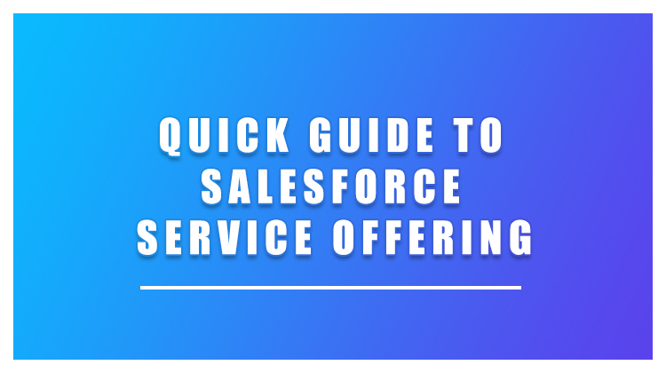 Quick guide to salesforce service offering