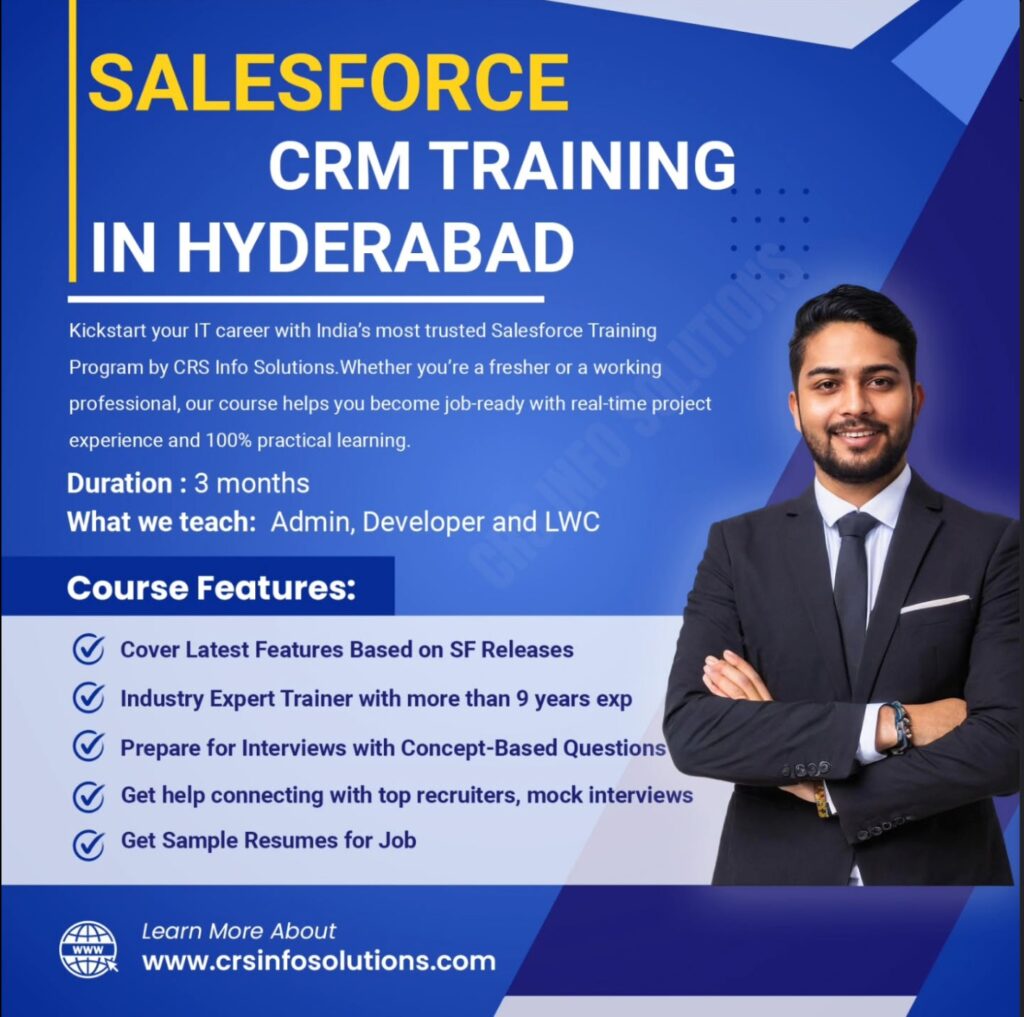 Salesforce Training institutes in Hyderabad 2025