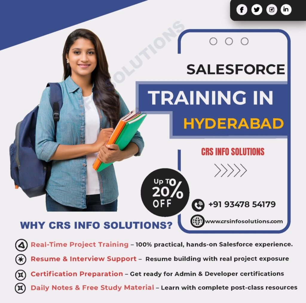 Salesforce Training institutes Ameerpet in Hyderabad 2025