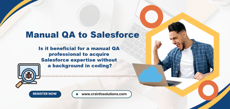 Is it beneficial for a manual QA professional to acquire Salesforce expertise without a background in coding?