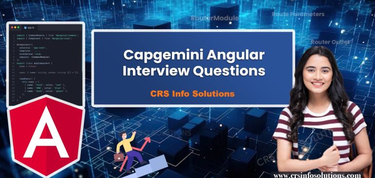 Capgemini Angular Interview Questions